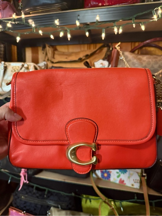 Coach Handbags - Coach soft tabby orange red